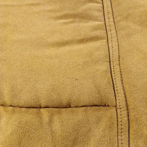 H&M Women’s Sherpa Lined Button Front Jacket Coat Brown Tan Size M - Picture 8 of 8